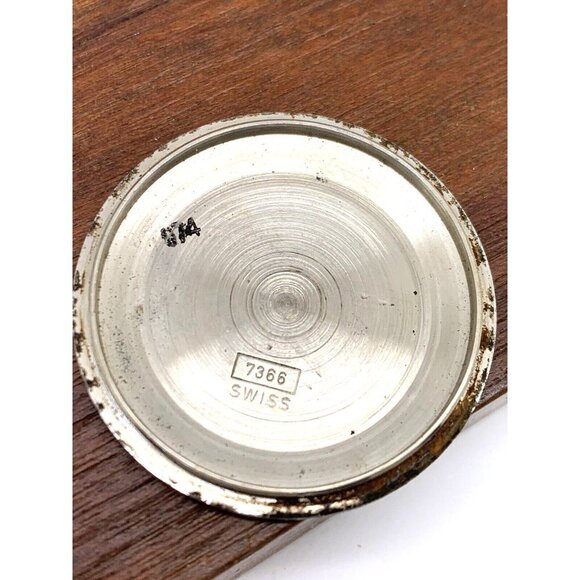 Bulova Men's Watch 7366 Vintage 1970's N3 Swiss Automatic Blue Silver Di… - Picture 8 of 14